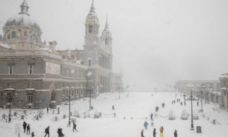 Spanja regjistron të ftohtin më të madh në 20 vitet e fundit