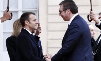 Macron dhe Vuçiq takohen të hënën në Paris