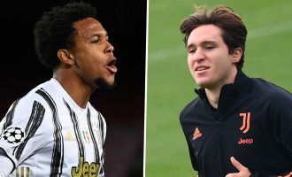 Juventus rikuperon Chiesa-n dhe McKennie para sfidës me Inter-in