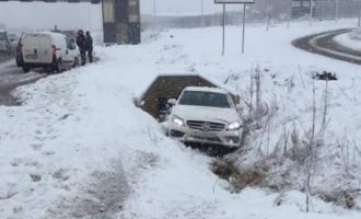 Aksident në rrugën Prishtinë-Pejë
