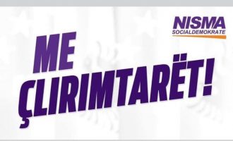 Nisma garon me sloganin ‘Me çlirimtarët’