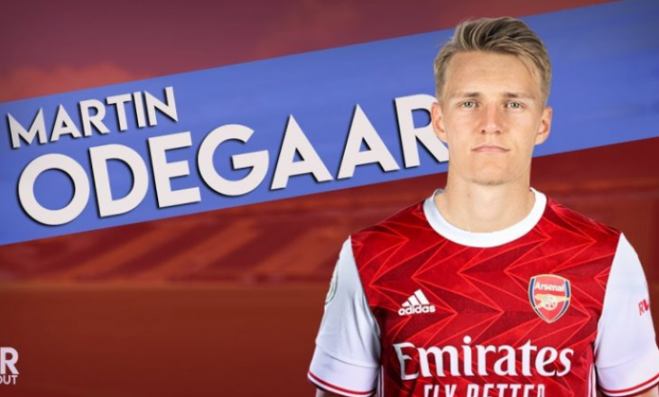 Odegaard kalon ditën në qendrën stërvitore të Arsenalit