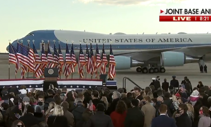 Trump departs the White House before Biden’s Inauguration