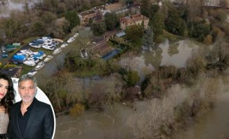 Rezidenca milionëshe e George Clooney përmbytet nga uji dhe balta