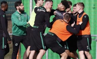 Plasin shqelmat në seancën stërvitore të Hannover 96 në Bundesligën e dytë gjermane