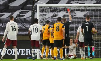Dy karton të kuq dhe disfatë për Arsenal në sfidën ndaj Wolves
