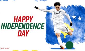 Augsburgu i Bundesligës uron Kosovën për 13-të vjetorin e Pavarësisë