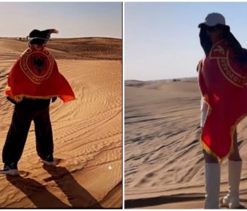 Mozzik dhe Loredana dërgojnë urime nga shkretëtira e Saharasë