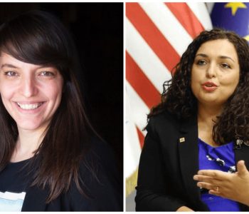 Vjosa Osmani dekoron Blerta Bashollin, regjisoren e filmit “Zgjoi”