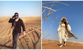 Në Dubai jo vetëm për pushime – Mozzik dhe Elvana po xhirojnë videoklip?