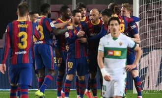 Barcelona i shkakton disfatë Elche-s në ndeshjen e mbetur të La Ligës