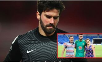 Nga kufizimet anti-COVID në Angli, Alisson nuk mundi të merrte pjesë në funeralin e babait