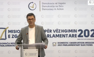 DnV publikon rezultatet: VV 48,95%, PDK- 16,93%, LDK 13,34%, AAK 7,45%