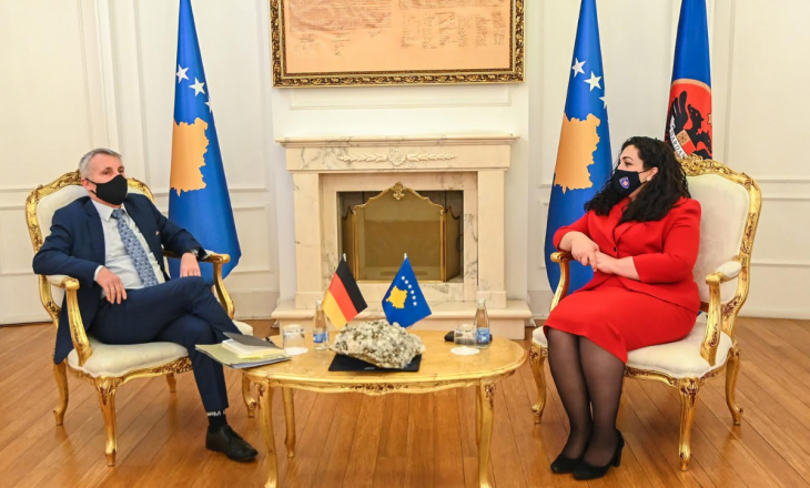Osmani takon ambasadorin gjerman, flasin për zgjedhjet e 14 shkurtit