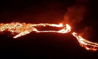 Një vullkan shpërthen në Islandë