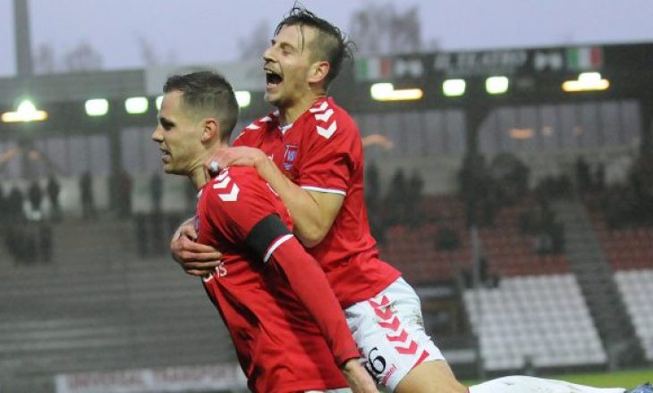 Ylber Ramadani shënon gol për Vejle në kampionatin danez