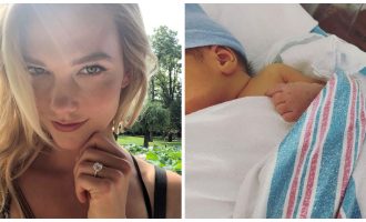 Modelja e njohur sjell në jetë fëmijën e saj të parë