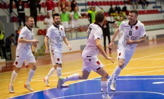 Shqipëria mposht Danimarkën në futsall