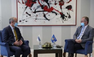 Bislimi takon shefin e OSBE-së – flasin për bashkëpunim në këtë fushë