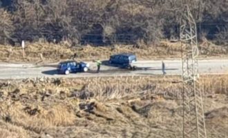 Katër të lënduar në një aksident trafiku në magjistralen Gjilan-Prishtinë