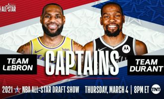 LeBron James dhe Kevin Durant bëjnë përzgjedhjen e lojtarëve për ‘All Star – 2021’
