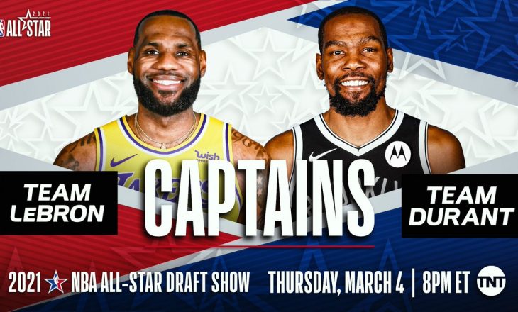 LeBron James dhe Kevin Durant bëjnë përzgjedhjen e lojtarëve për ‘All Star – 2021’