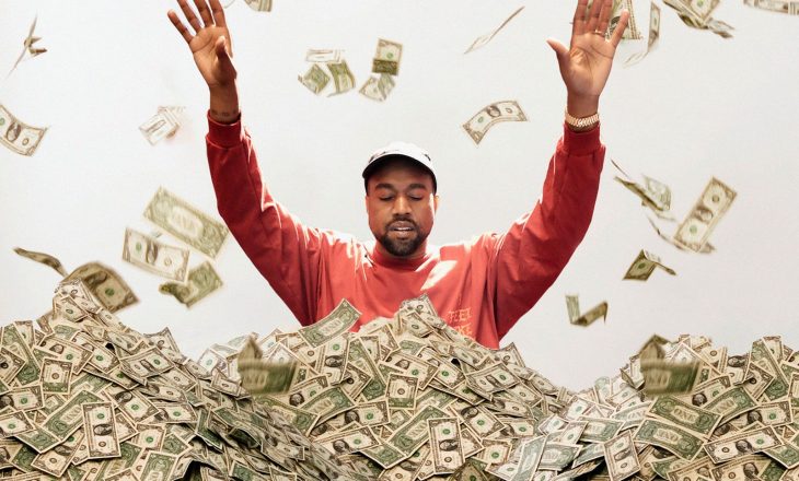 Dikur miliona dollarë në borxhe sot Kanye West është personi me ngjyrë më i pasur në historinë e Amerikës