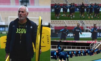 Kosova shtynë stërvitjen e paraparë të zhvillohej sot