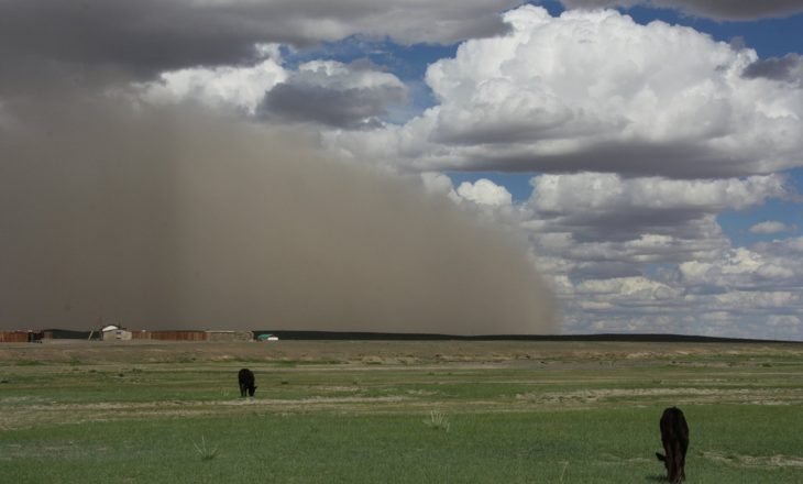 Nga një stuhi e madhe pluhuri që ka goditur Mongolinë, nëntë persona kanë humbur jetën
