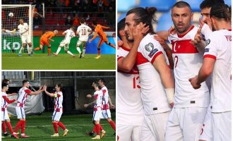Eliminatoret për Kupën e Botës: Kroacia, Turqia dhe Holanda shënojnë fitore