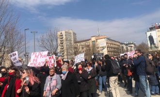 Fillon marshi protestues për 8 mars