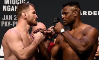 Ngannou mposhti Miocic me nokaut në kategorinë e peshave të rënda në UFC