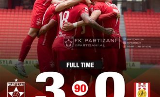 Kategoria Superiore: Partizani mposht Bylisin