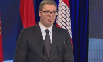 Vuçiq në Bruksel, takohet me Lajçakun