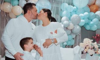 Videoja më e ëmbël që do shihni sot – Andrra Destani na prezanton me të porsalindurin e saj