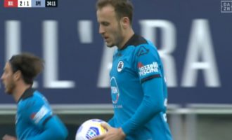 Ardian Ismajli shënon gol për Spezian ndaj Bolongës