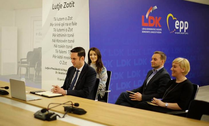 Abdixhiku diskuton për zhvillimet në LDK me zv-presidentin e Parlamentit Evropian
