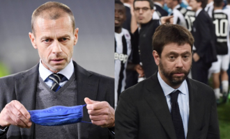 Presidenti i UEFA-së Ceferin e quan gënjeshtar presidentin e Juventusit në lidhje me Super Ligën Europiane