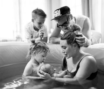 Hilary Duff ia prezanton gjithë botës të voglën e saj