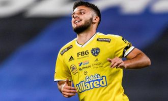 Edi Sylisufaj shënon gol në sidën që Falkenbergs humbi ndaj Osters në kampionatin suedez