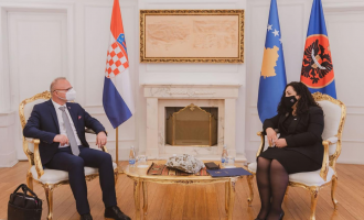Presidentja takon kryediplomatin kroat, bisedojnë për liberalizimin e vizave