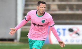 Rei Manaj shënon dy gola për Barcelonën B ndaj Murcias