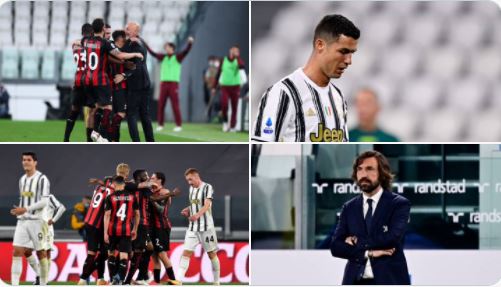 Milan mposht Juventusin në Torino, ekipi i Piolit ngjitet në vendin e tretë ndërsa Juve del jashtë zonës Champions