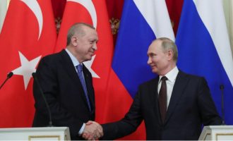 Erdogan-Putinit: Izraelit “duhet t’i jepet një mësim për sulmet ndaj palestinezëve”