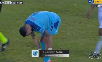 Armando Sadiku shënon dy gola për Bolivarin në Bolivi