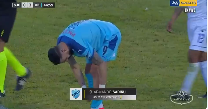 Armando Sadiku shënon dy gola për Bolivarin në Bolivi