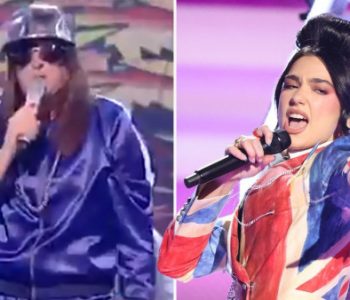 Dua Lipa “kopjon” lëvizjet e yllit britanik
