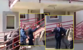 Kadri Veseli viziton babain e tij në Spitalin e Mitrovicës