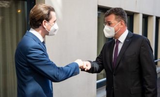 Kancelari austriak Kurz takohet me Lajçakun, diskutuan për dialogun Kosovë-Serbi