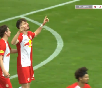 Mërgim Berisha shënon tre gola në triumfin e Salzburgut në ndeshjn e fundit kampionale në Austri